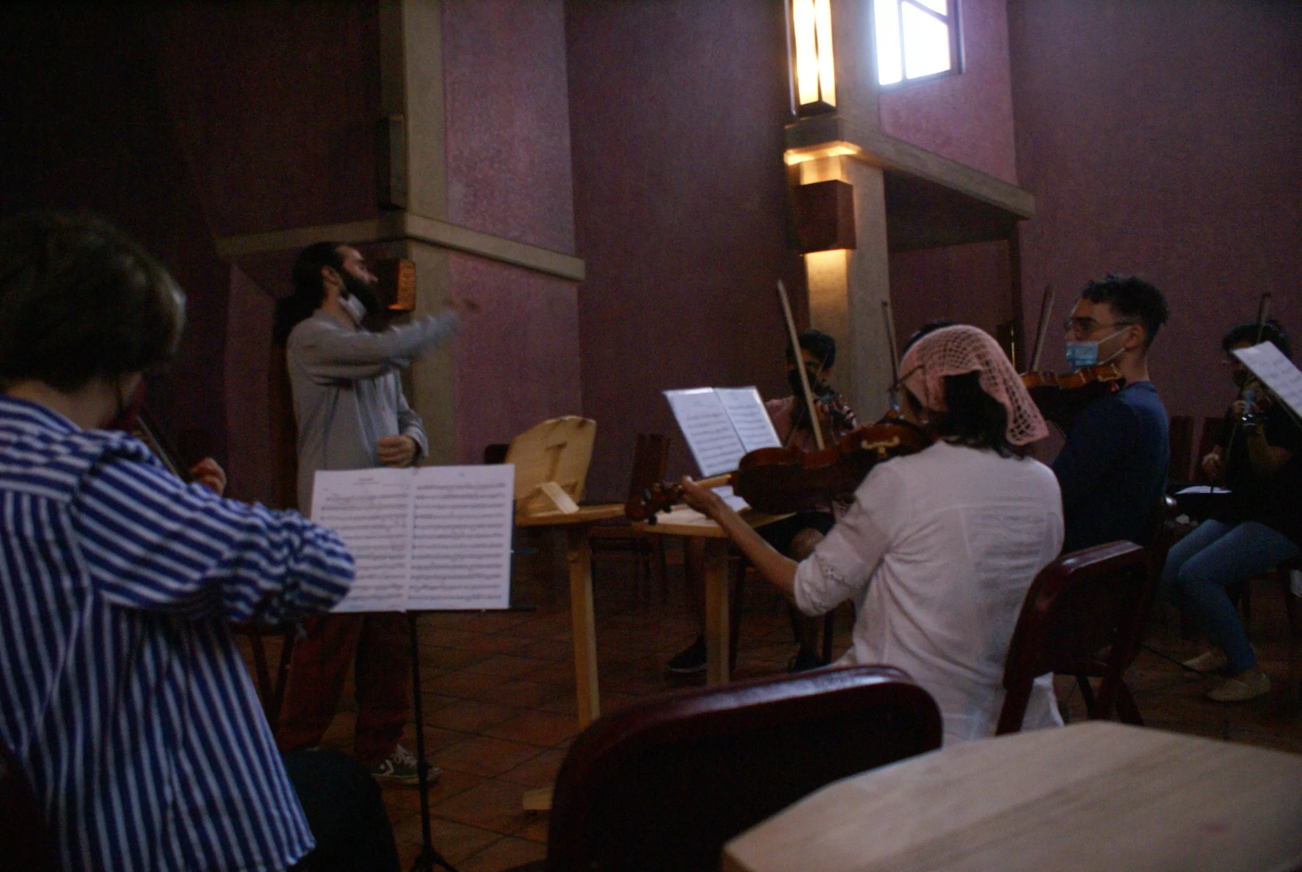 Ensayo de nuestra orquesta