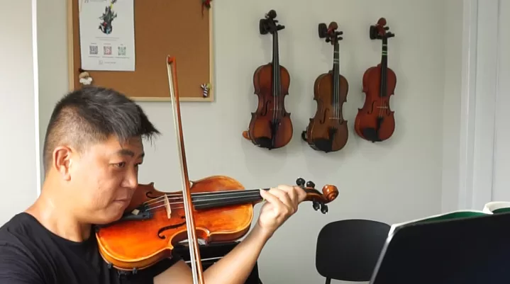 Clase de violín